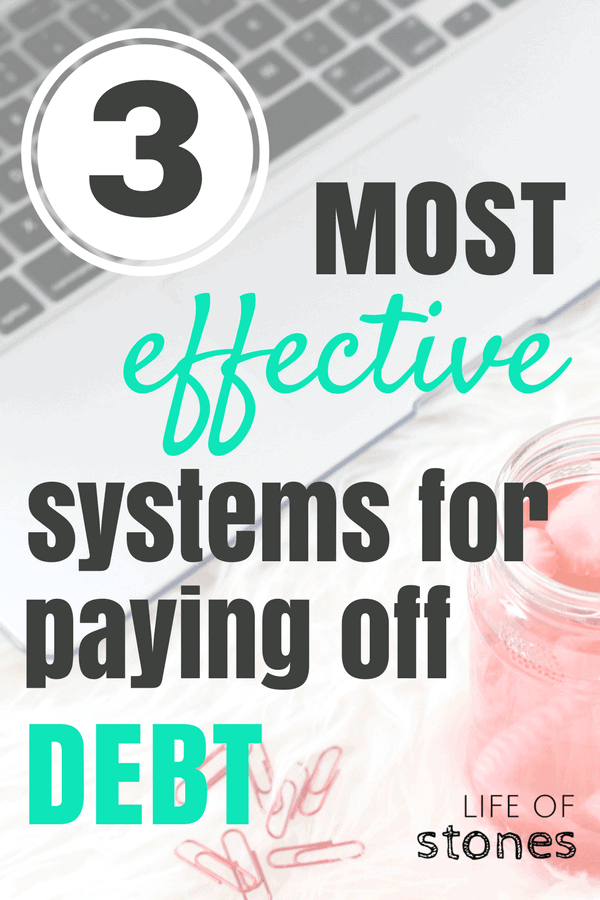 I was always so confused about the different methods of debt payoff! This article gave great examples of ways to get out of debt fast! It explains Dave Ramsey's debt snowball system, the debt avalanche and a third method for paying off debt! #debtpayoff #getoutofdebt #debtfree #DaveRamsey