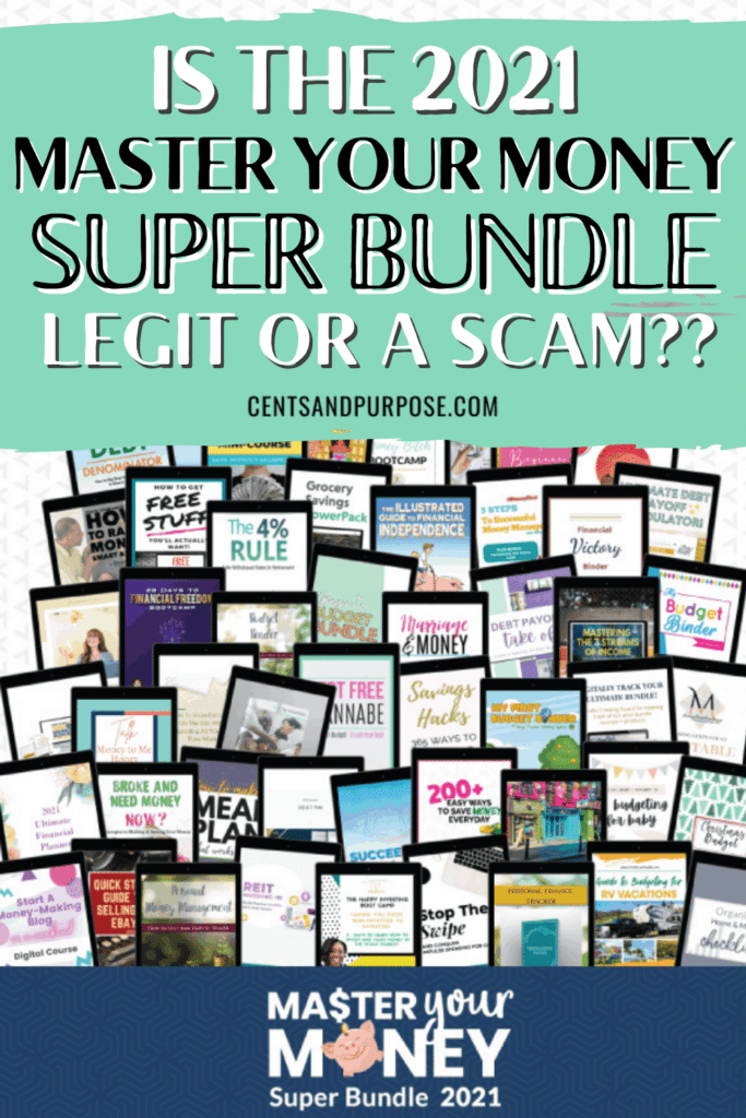 Images of the 51 digital resources in the Master Your Money Super Bundle 2021