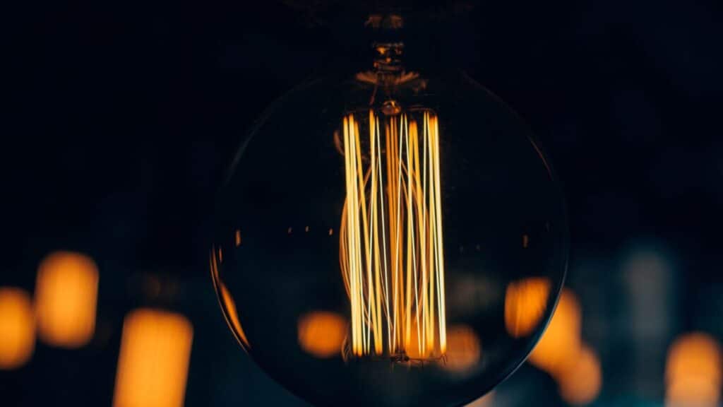 Lightbulb in the dark