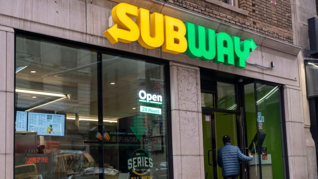 Subway fast food restaurant