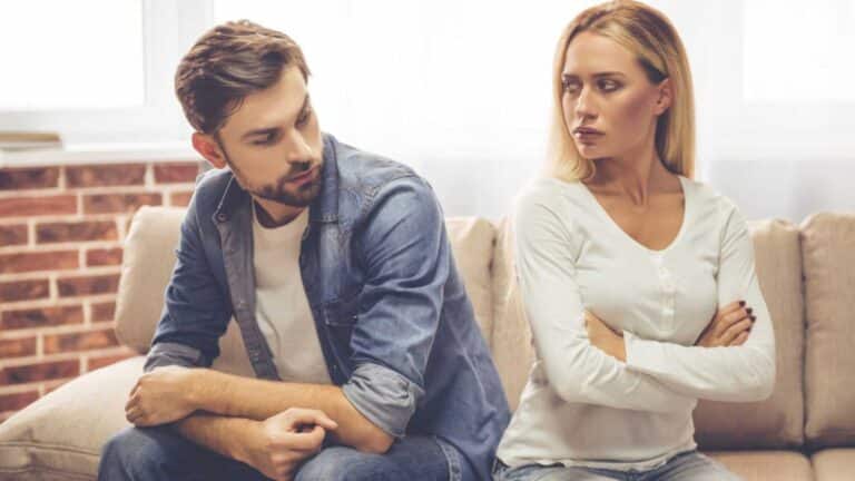 Couples fight and offended