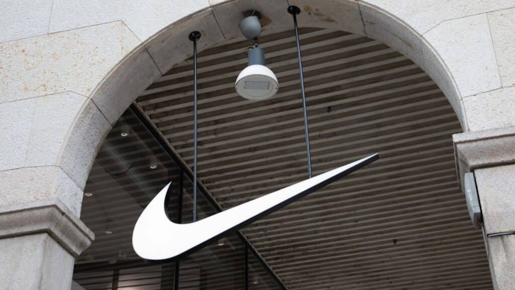 Outside of Nike store