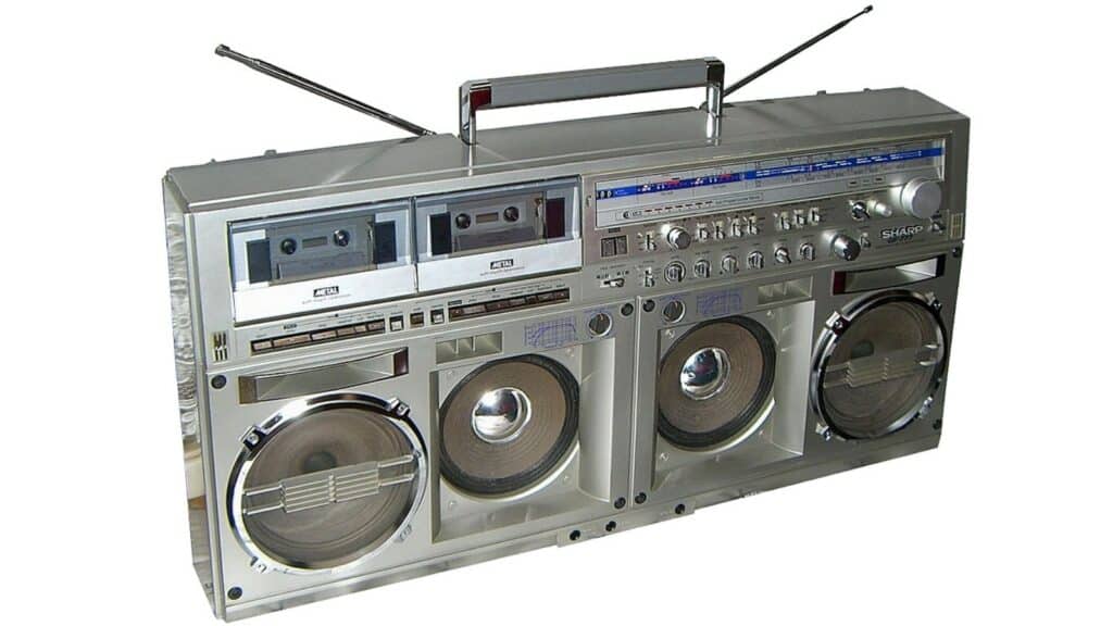 Old Sharp GF777 Boombox