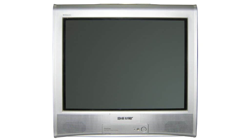 Old Sony FD Triniton tube TV