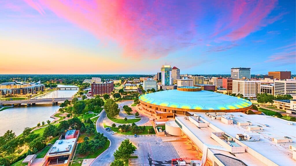 Downtown view of Wichita, Kansas