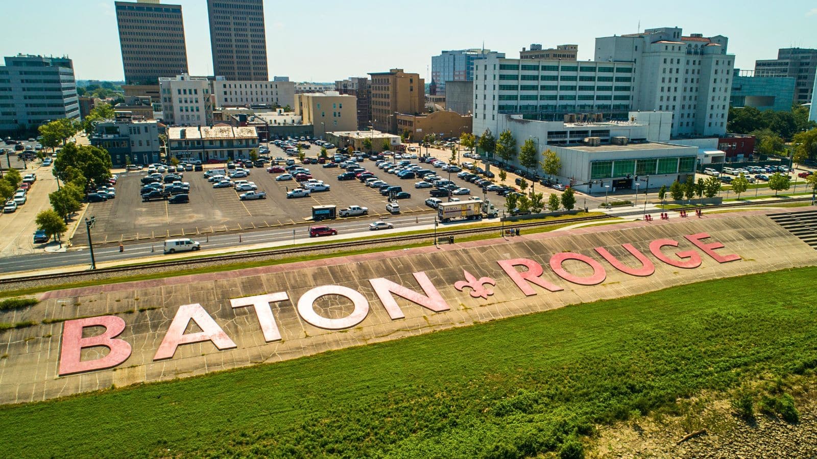 Baton Rouge sign in Louisiana