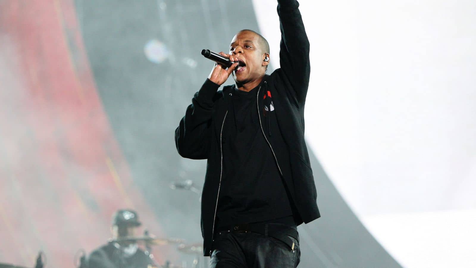 Rapper Jay Z on stage
