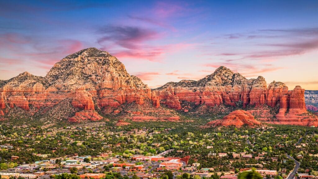 Beautiful view of the mountains in Sedona, AZ