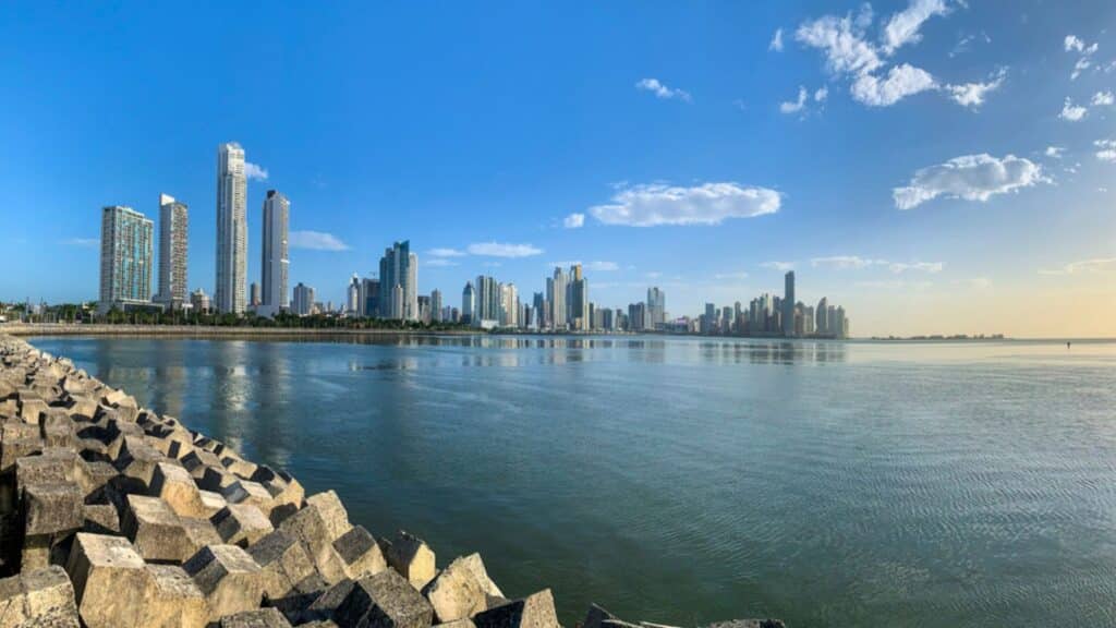 Beautiful water view of Panama