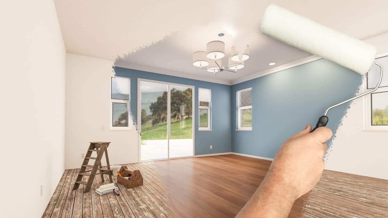 Painting an upgraded room