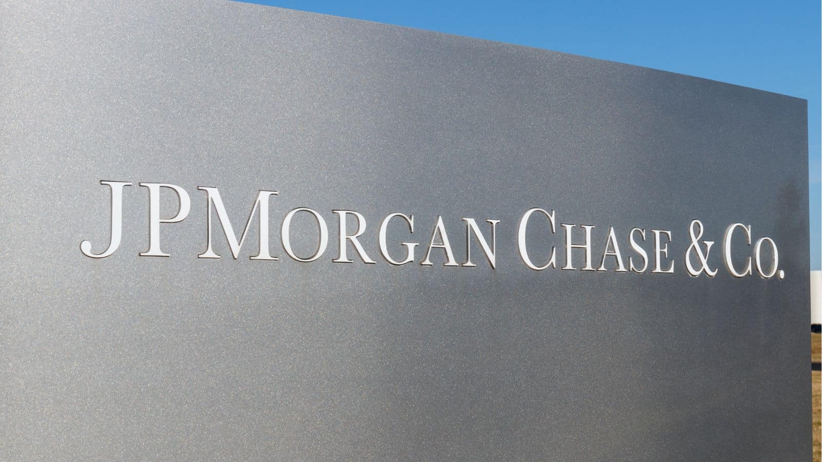 Sign for JP Morgan Chase