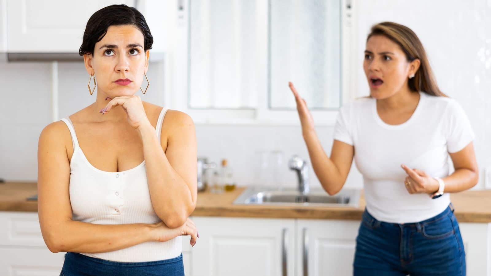 Women arguing with each other